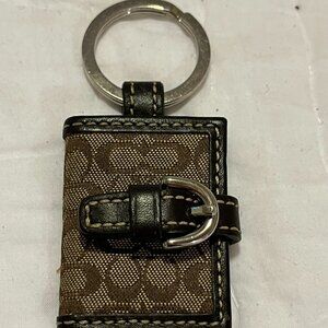 Coach keychain and picture holder